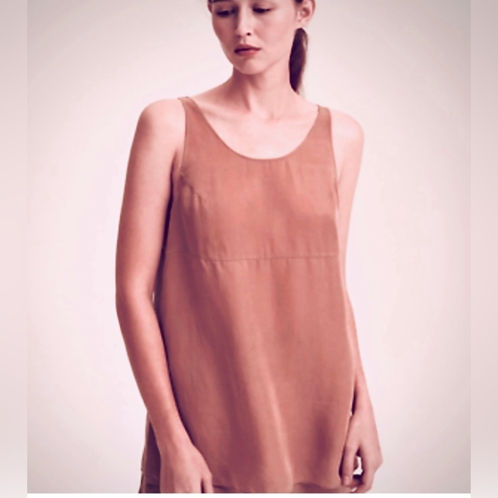 NWT luxury tank Nap Mauve Purple Sleeveless Top medium